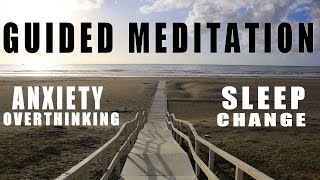 Guided Meditation For New Change Worry Anxiety And Sleep  A healing hypnotic journey [upl. by Siro]