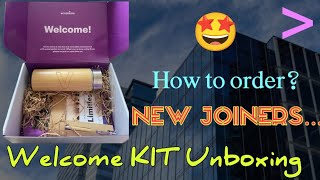 How to order Accenture welcome Kit  Unboxing video welcomekit accenture 2024 latest claim [upl. by Ailen]