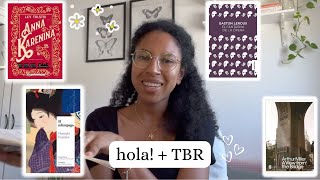 Hola TBR y presentación 🌸 tag del booktuber novato [upl. by Nnylidnarb410]