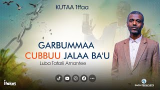 Garbummaa Cubbuu jalaa bau Kutaa 1ffaa  Ayyanamoo seeraan fayyu Luba Tafarii Amantee [upl. by Rairb594]