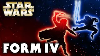 Lightsaber Form 4  Star Wars Explained [upl. by Nesnaj]