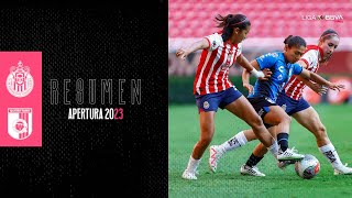 Resumen Chivas vs Querétaro Jornada 10  Liga BBVA MX Femenil [upl. by Eanrahc]