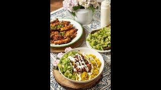 Harissa Chicken amp Yellow Rice Bowls [upl. by Rahm174]