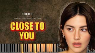 Gracie Abrams  Close To You Piano Karaoke [upl. by Eniledgam]