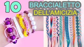 FAI DA TE 10 BRACCIALETTO DELLAMICIZIA FACILE  GIRL CRAFTS COME FARE BRACCIALETTO DELLAMICIZA [upl. by Allez173]