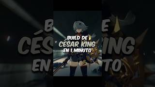 BUILD de CÉSAR KING en 1 MINUTO 🔥 caesar build zzz zenless zenleszonezero equipos [upl. by Aneev]