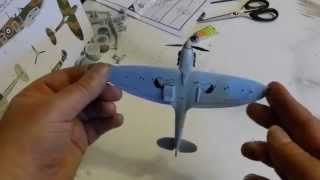 Making an Airfix Spitfire model for the first time [upl. by Coplin]