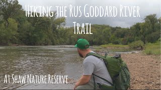 Hiking the Rus Goddard River Trail in Shaw Nature Reserve [upl. by Alauqahs]