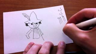 How to Draw Snufkin by Jim McGee [upl. by Eldridge602]