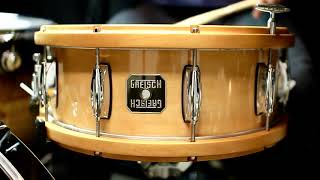 Gretsch Maple Contoured Wood Hoop 14 x 55 Natural Lacquer Snare Drum [upl. by Wiseman]