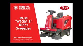 RCM quotATOM 3quot Rider Sweeper from Sweepers Australia [upl. by Etteyafal]