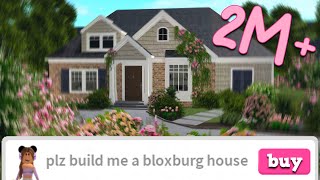 I HIRED A STRANGER TO BUILD ME A REALISTIC BLOXBURG HOUSE [upl. by Evangelist]