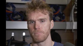 Connor McDavid REACTS To Corey Perry Signing [upl. by Aicercul]