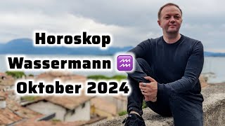 Horoskop  WASSERMANN  Oktober 2024  horoskop wassermann sternzeichen astrologie [upl. by Motteo]