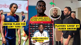 CONFIRMED❗Pogba Returns Man Utd😱Players Loved By Amorim😍Romano Confirms✅Mainoo amp Yoro😍Man Utd News [upl. by Masao]