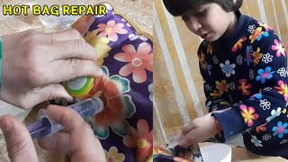 Hot Water Bag Easy to Repair  Hot Bag ko ghar par repair kaise kare  Bag कभी खराब नहीं होगा [upl. by Nnylg]