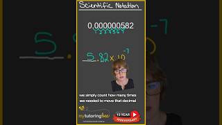 Scientific notation How to convert decimal to scientific notation math tutor mathhelp [upl. by Jodie]