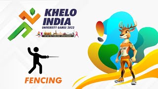 FENCING LIVE 🤺 Khelo India University Games 2022  DD Sports [upl. by Marpet898]