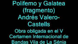 Polifemo y Galatea fragmento Andrés ValeroCastells [upl. by Konyn]