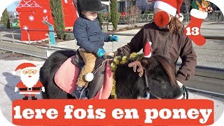 1ERE FOIS EN PONEY  VLOGMAS 14 ALLO MAMAN [upl. by Ardnosal]