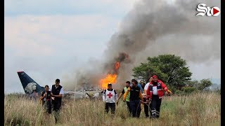 🚨Sobreviven 103 personas al avionazo en Durango🚨 [upl. by Atiluap]