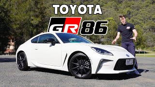 Instant Future Classic  2023 Toyota GR86 manual Review 4K [upl. by Parnas]