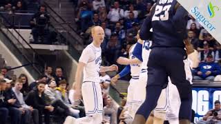 Mens Basketball  BYU vs Utah State Highlights December 5 2018 [upl. by Notneuq]