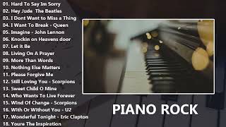 Rock Instrumental Music  Piano covers of rock popular songs 2023  Full Album [upl. by Enom]