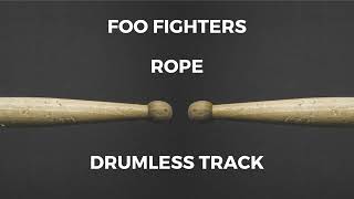 Foo Fighters  Rope drumless [upl. by Notsek348]