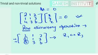 TRIVIAL And NON Trivial Solutions with captions [upl. by Lasser]