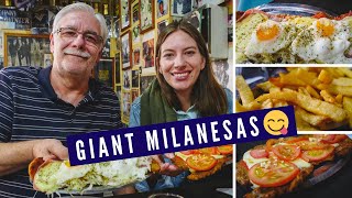 Where to eat GIANT MILANESAS in Buenos Aires Argentina  Buenos Aires Food Review [upl. by Grey172]