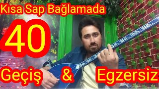 Kısa Sap Bağlamada 40 Geçiş amp Egzersiz bağlamasolfej türkü sazdersi oyunhavasi [upl. by Meara]