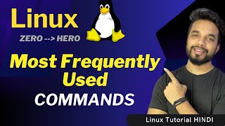 MOST Frequently USED LINUX COMMANDS in JOB for Beginners HINDI [upl. by Esalb]