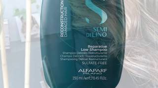 Reparative Low Shampoo Alfaparf  Chic Mix [upl. by Enorahs]