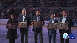 Syracuse Hockey Inaugural Hall of Fame Class Inducted [upl. by Ennaitak]