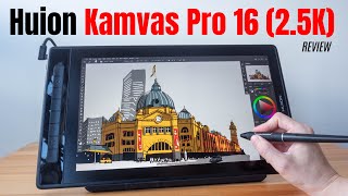 Huion Kamvas Pro 16 25K REVIEW [upl. by Eblehs]