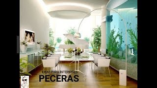 PECERAS HERMOSAS  DECORACION INTERIORES CON PECERAS [upl. by Inneg631]