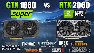 GTX 1660 Super vs RTX 2060 Test in 8 Games [upl. by Packston]