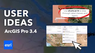 User Ideas in ArcGIS Pro 34 [upl. by Anotyal]