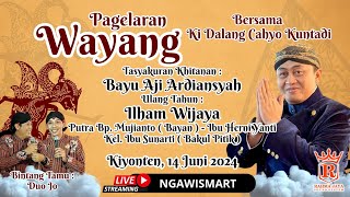 Wayang KI CAHYO KUNTADI  Tasyakuran Khitanan Bayu Aji Ardiansyah amp Ulang Tahun Ilham Wijaya [upl. by Nahtaneoj309]