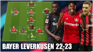 Xậy Dựng amp Trải Nghiệm Đội Hình BAYER 04 LEVERKUSEN 2223 Mạnh Nhất FO4 Với SCHICK 22TS  WIRTZ 22TS [upl. by Ahsats]