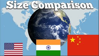 Population Size Comparison By Countries  World Population Map [upl. by Freed]