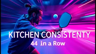 35 Pickleball Lesson on Kitchen Consistency 44 Dinks in a Row [upl. by Aicarg984]