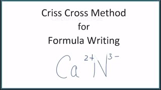 The CrissCross Method for Writing Chemical Formulas [upl. by Ahmed2]