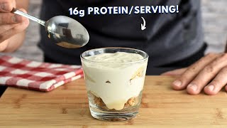 Healthy Banana Pudding HIGH PROTEIN amp Perfect for Summer [upl. by Ahsead]