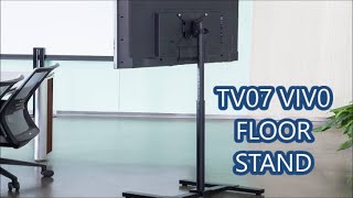 HOW TO ASSEMBLE VIVO TV07 FLOOR STAND  UNBOXING TV STAND [upl. by Enirehs]