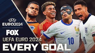 UEFA Euro 2024 Every goal from the Entire Tournament  FOX SOCCER [upl. by Eiger814]