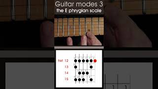 How to play the E Phrygian scale Modes 3 guitar scale lesson guitarscales [upl. by Tien294]