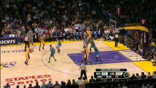 Kobe Bryant 2 SICK dunks vs Hornets HD [upl. by Gudren]