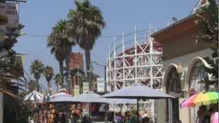 Giant Dipper Roller Coaster Mission Beach Belmont Park San Diego California [upl. by Gil902]